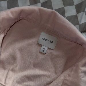Pastel Pink Nine West Denim Jacket